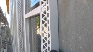 Trim and Lath Work for Stucco Finish [upl. by Gawen]