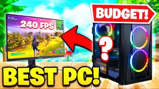 The BEST BUDGET Gaming PC To Buy For Fortnite HIGH FPS  Fortnite Tips amp Tricks [upl. by Colon]