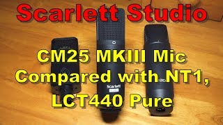 Scarlett Studio CM25 MKIII Microphone [upl. by Asilad]