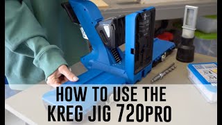 How To Use the New Kreg Jig 720PRO [upl. by Niledam]