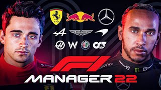 F1 Manager 22 Career Mode Part 1  Team Choice amp FIRST RACE [upl. by Alaj]