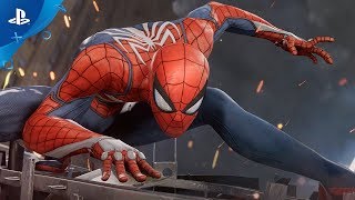 Marvels SpiderMan PS4 2017 E3 Gameplay [upl. by Earahc]