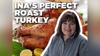 Ina Gartens Perfect Roast Turkey  Barefoot Contessa  Food Network [upl. by Aitercul]