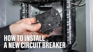 How to Install a New Circuit Breaker [upl. by Kissee]