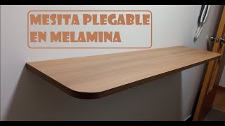 MESITA PLEGABLE DE MELAMINA FACIL DE HACER [upl. by Lertnek]