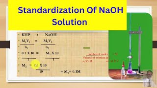 How to Standardize sodium hydroxide Solution olutionSolution Standardizationsolutionchemistry [upl. by Luhe]