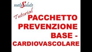 METASALUTE tutorial PACCHETTO PREVENZIONE BASE  SANGUE URINE FECI ECOGRAFIA ELETTROCARDIOGRAMMA [upl. by Skipper]