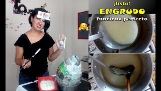 Como hacer Engrudo  how to make Engrudo  Flour Pasta [upl. by Nelyahs924]