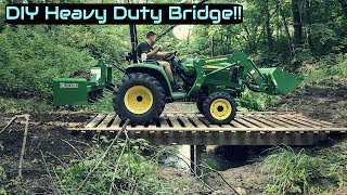 200 DIY Heavy Duty Bridge [upl. by Dessma]