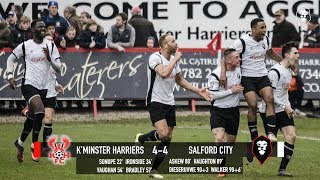 Kidderminster Harriers 44 Salford City  National League North 2403 [upl. by Anaitsirk895]