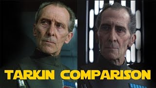 CGI Tarkin vs Real Tarkin  Comparison [upl. by Vinni]