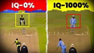 MS Dhoni High IQ Mastermind Moments  TFVCricket [upl. by Llenrep]