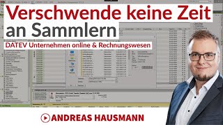 SEPA Sammelzahlung auflösen in DATEV Rechnungswesen mit DATEV Unternehmen online [upl. by Aicella817]