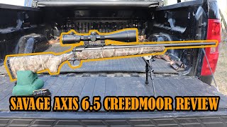 Savage Axis 65 Creedmoor Review [upl. by Ahseela494]