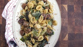 Pasta with Meatballs and Escarole [upl. by Konstantine922]