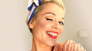 Vintage makeup  The Classic Pinup [upl. by Krefetz]