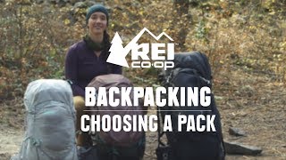 How to Choose Backpacking Packs  REI [upl. by Lanita]