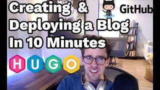 Creating a Blog with Hugo and Github in 10 minutes [upl. by Castle]