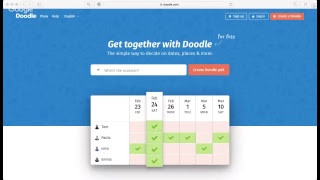 How to use doodle easy scheduling [upl. by Malonis563]