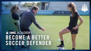 3 Soccer Drills to Become a Better Defender [upl. by Zsamot636]