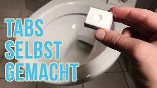 WC Reiniger Tabs selber machen  Toilette reinigen mit Hausmittel [upl. by Valenka]