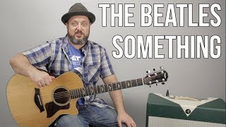 The Beatles Something Guitar Lesson Tutorial [upl. by Airym309]