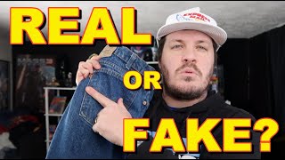 How To Spot Fake Levis Jeans [upl. by Suhpesoj]