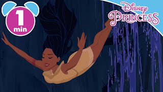 Pocahontas  Diving Off The Waterfall  Disney Princess ADVERT [upl. by Standford]