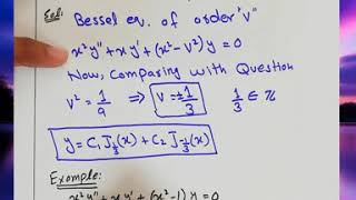 Bessels Equation  Differential Equation [upl. by Dorris]