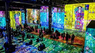 A Walk Through Atelier Des Lumieres Paris Studio Of Lights [upl. by Kalk331]