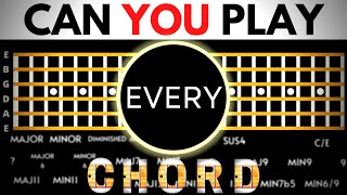 How to Build EVERY Chord on Guitar  How Chords Are Named  Chord Formula Guitar [upl. by Giarg]