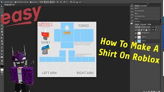 How To Make A Easy Simple Shirt On Roblox 2025 [upl. by Patrizius]