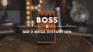 Boss MD2 Mega Distortion  Reverb Demo Video [upl. by Blackmun]