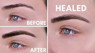 Microblading Experience  Before amp After  10 Day Healing Process [upl. by Patten]