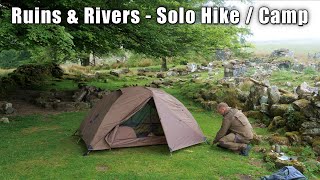 2 night Foggy Solo Hike amp Camping Trip  Rivers amp Ruins [upl. by Emorej]