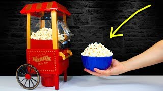 The MINI POPCORN MACHINE  Smallest Popcorn Maker in the World [upl. by Alet267]