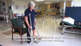 How to use Crutches  Partial Weightbearing [upl. by Reddin]