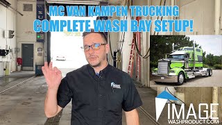 The IDEAL truck wash bay Custom setup for MC Van Kampen Trucking [upl. by Davenport]