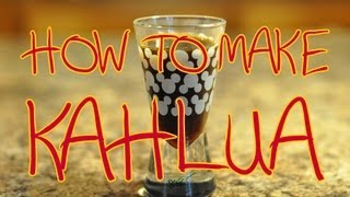 How To Make Kahlua Coffee Liqueur Thirsty Thursday TheVegetarianBaker [upl. by Agnot]