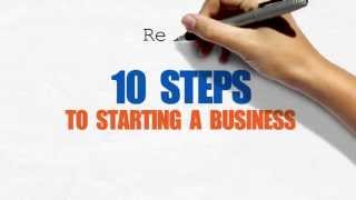 10 Steps to Starting a Business [upl. by Asylla]