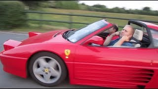 Ferrari 348 SCREAMING TUBI style exhaust [upl. by Kala]