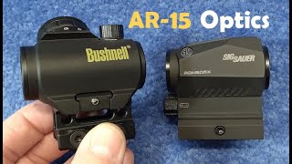 AR15 Beginners Guide To Optics amp Red Dots  Which One Would You Choose Bushnell  EOTech  Sig 5X [upl. by Alphard349]