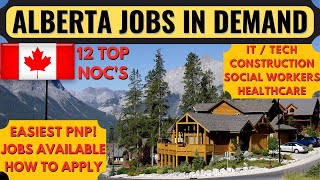 Alberta Jobs in Demand 2022  Alberta Immigrant Nominee Program AINP  Alberta PNP  Dream Canada [upl. by Richter]