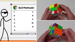 Every Rubiks Cube Method Explained in 7 Minutes [upl. by Jaymie]