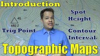 How to read a Topographic  Contour Map [upl. by Acirrehs162]