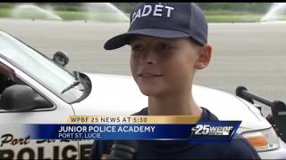 Kids learn how to be cops at Junior Police Academy [upl. by Yddeg]