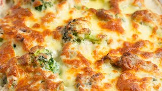 Keto Recipe  Broccoli Chicken amp Cheese Casserole quotSuper Cheesy Tasty amp Nutritiousquot [upl. by Apthorp871]