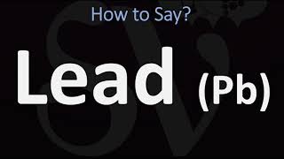 How to Pronounce Lead HEAVY METAL [upl. by Franky]