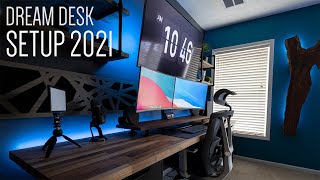 Ultimate Dream Desk Setup Build  8ft Desk  IKEA  Custom [upl. by Pardner]