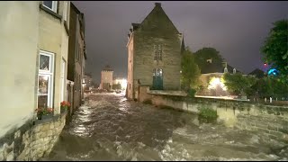 De overstroming van de Geul in Valkenburg [upl. by Ahsyen559]